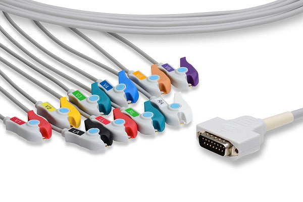 GE Healthcare Compatible Direct-Connect EKG Cable
