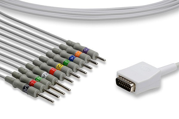 Nihon Kohden Compatible Direct-Connect EKG Cable
