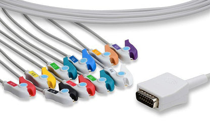 Nihon Kohden Compatible Direct-Connect EKG Cable