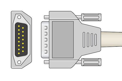 Nihon Kohden Compatible Direct-Connect EKG Cable