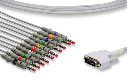Nihon Kohden Compatible Direct-Connect EKG Cable