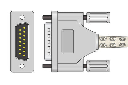 Schiller Compatible Direct-Connect EKG Cable
