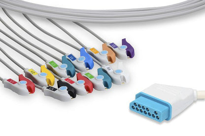 Nihon Kohden Compatible Direct-Connect EKG Cable