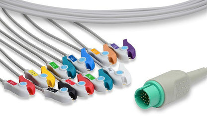 Spacelabs Compatible Direct-Connect EKG Cable