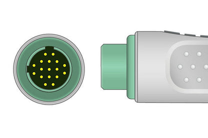 Spacelabs Compatible Direct-Connect EKG Cable