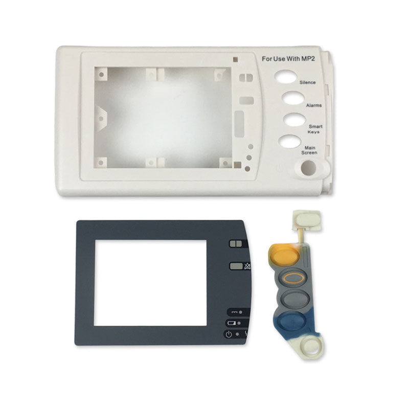 Front Case Text Kit W/ Button & Overlay