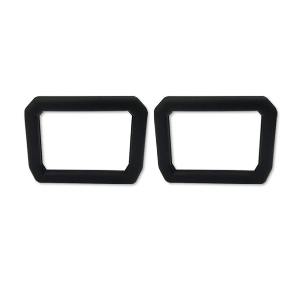 Rubber End Cap/Black, 2pcs/set
