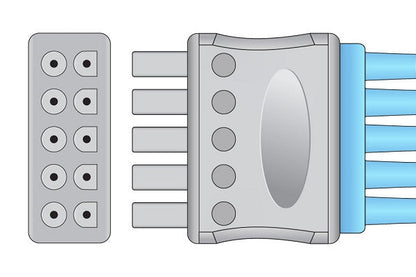 GE Healthcare > Marquette Compatible EKG Leadwire