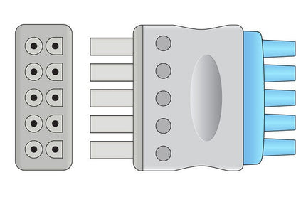 GE Healthcare Compatible ECG Leadwire