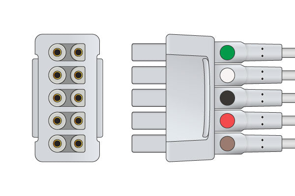 GE Healthcare > Marquette Compatible ECG Leadwire