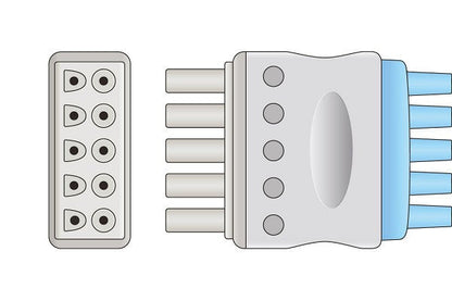 Spacelabs Compatible ECG Leadwire