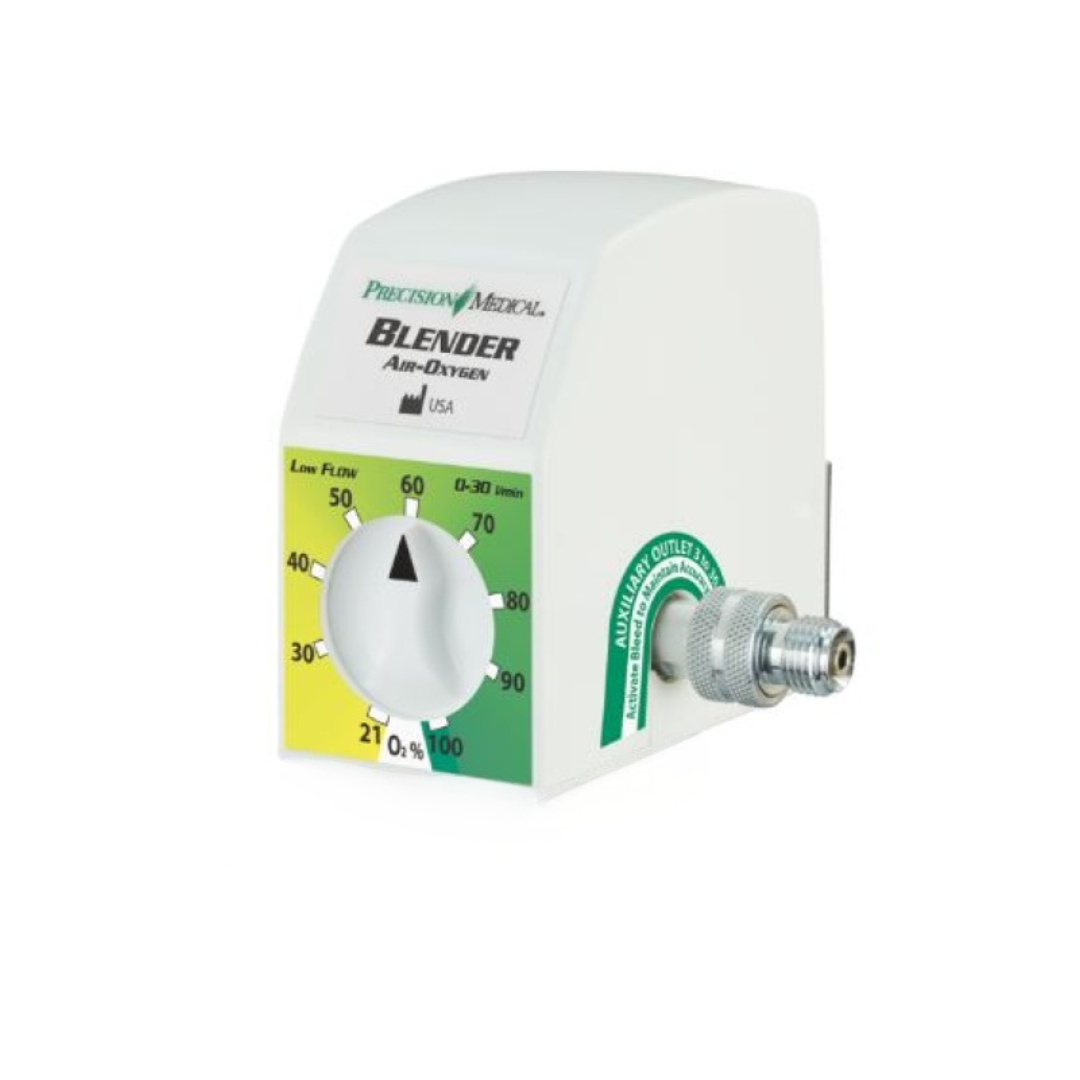 O2 Blender Precision Medical PM5200 High Flow Oxygen Blender – PM BioMedical