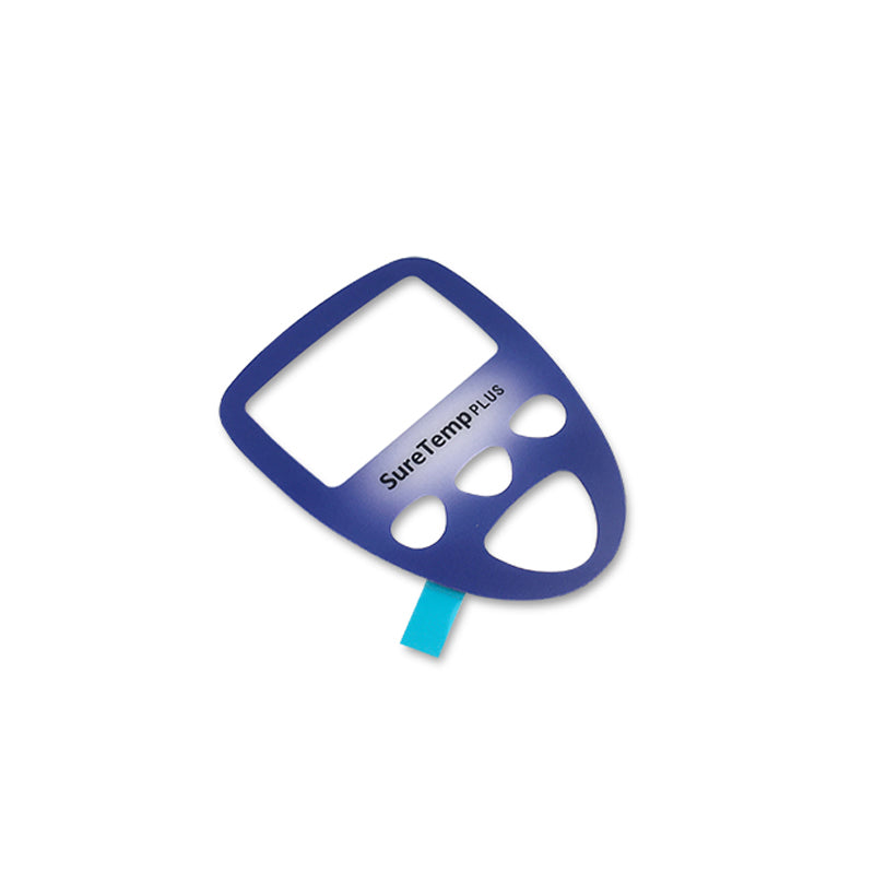 Blue Faceplate Label (4 buttons)
