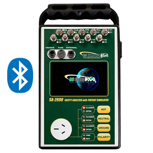 SA-2600-AUS Safety Analyzer-Bluetooth-Automated 10 Patient Leads-ECG