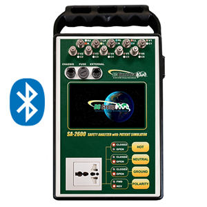 SA-2600-INTL Safety Analyzer-Bluetooth-Automated 10 Patient Leads-ECG