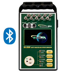 SA-2600 Safety Analyzer-Bluetooth-Automated 10 Patient Leads-ECG