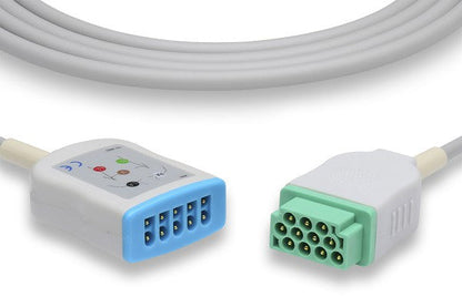 GE Healthcare > Corometrics Compatible ECG Trunk Cable