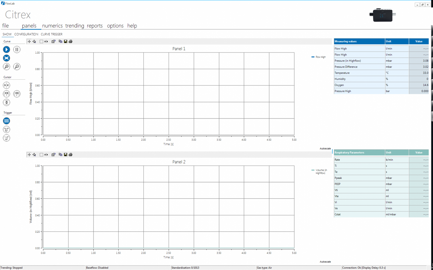 FlowLab Software incl. Activation Code for CITREX H4 and H5