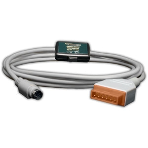 GE Medical/Marquette cardiac output cable Interface cable for GE Medical/Marquette monitors (Includes in-line switch box to select Injectate Temperature)