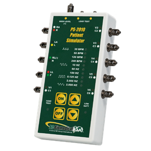 10 Lead ECG Simulator w/Battery Eliminator