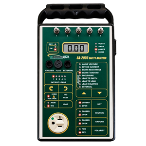 SA-2005 Safety Analyzer with 5 Leads (Includes Soft Sided Carrying Case)