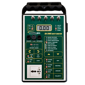 SA-2005-INTL Safety Analyzer with 5 Leads (Includes Soft Sided Carrying Case)