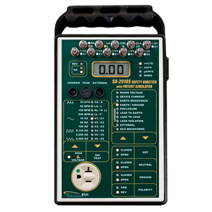 SA-2010S Safety Analyzer with ECG Simulator (Includes Soft Sided Carrying Case)