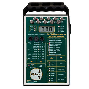 SA-2010S-INTL Safety Analyzer with ECG Simulator (Includes Soft Sided Carrying Case)